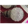 Image 3 : Vintage Mid-Century Modern Ceiling Fixture Glass Lights