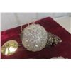 Image 4 : Vintage Mid-Century Modern Ceiling Fixture Glass Lights
