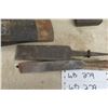 Image 8 : Antique Diamond Axe Head, Henry Boker Door Hinges No. 3625 NOS – Qty 4, Sharpening Stone and Case,