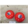 Image 1 : Vintage Edwards Durabel No. 6000 Fire Red Alarms – 120V – NOS – Qty 2