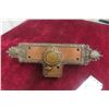 Image 1 : Late 1800s Victorian Era Ornate Brass Door Knobs and Back Plates with Mortise Lock and Deadbolt – 1