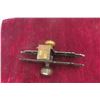 Image 5 : Late 1800s Victorian Era Ornate Brass Door Knobs and Back Plates with Mortise Lock and Deadbolt – 1