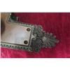 Image 7 : Late 1800s Victorian Era Ornate Brass Door Knobs and Back Plates with Mortise Lock and Deadbolt – 1