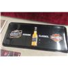 Image 2 : Harley-Davidson Beer Tray, Hornet Fighter Aircraft Photo, Tobacco Box Lid and NHRA Drag Racer Cars