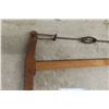 Image 3 : Antique Wood Cross-Cut Bow Hand Saw – 30" Wide