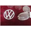 Image 4 : Vintage VW Emblems and 6 Light Bezels