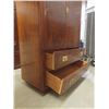 Image 13 : Armoire with 2 Doors and Bottom Drawers – 58" x 38" x 18"