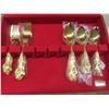 Image 3 : Royal Sealy Silverware Set – 52 Pieces – Gold-Plated Handles with Chest