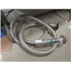 Image 1 : Braided Heavy Duty Stainless Steel Hose with Pickups – Approx. 2" Diameter