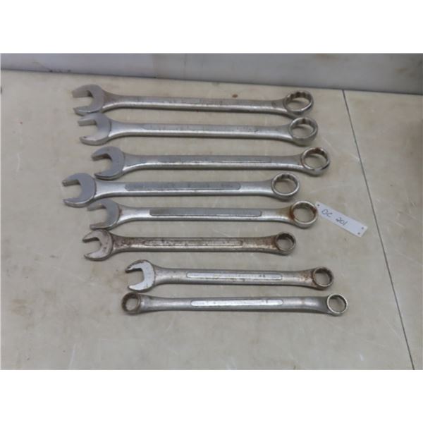 SAE Combination Wrenches – 7/8" to 2" – Qty 8
