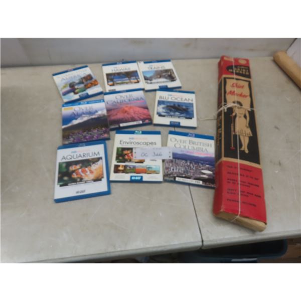 Vintage Collins Skirt Marker and Blu-Ray Discs – Qty 9