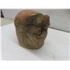 Image 15 : Aztec-Style Mosaic Burial Death Mask, 8 3/4" x 6½", and Hand-Carved Jewelry Box with Hidden Compart
