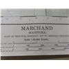 Image 12 : Maps – Qty 6: USA, World, Laurier  MB, Marchand MB – Largest 52" x 34"
