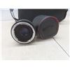 Image 14 : Konica and Mamiya Cameras with 2 Lenses, Flash Unit and Camera Bag