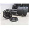 Image 4 : Konica and Mamiya Cameras with 2 Lenses, Flash Unit and Camera Bag