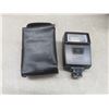 Image 7 : Konica and Mamiya Cameras with 2 Lenses, Flash Unit and Camera Bag