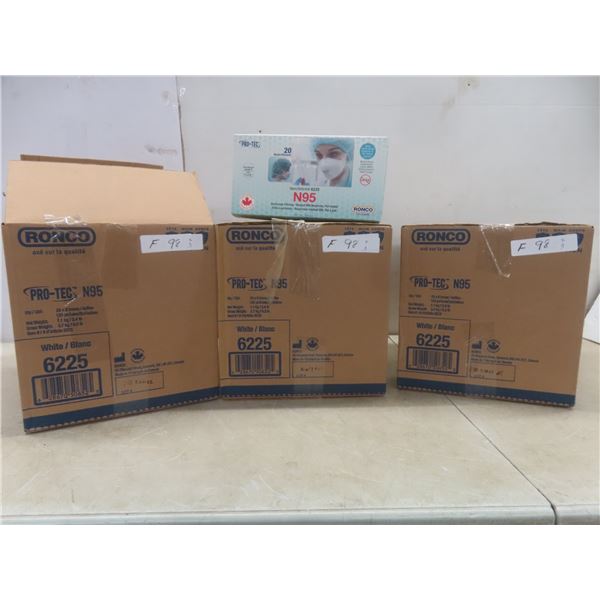 New N95 Masks – 3 Cases (360 Total) 