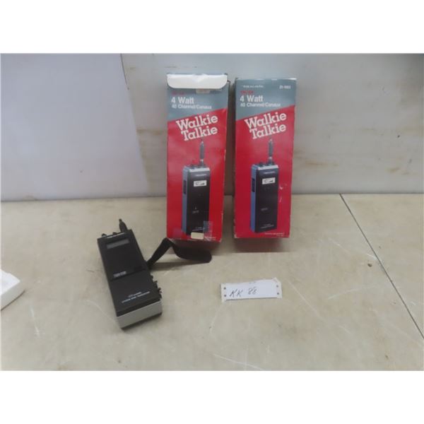 Realistic 40-Watt Walkie-Talkies – Model TRC-216 – Qty 2