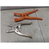 Image 3 : Calf Feeder Muffs, Tagger with Tags, Vintage Veterinary Instruments – Teat Slitter, Syringe and Mor