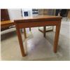 Image 7 : 3-Piece Matching Oak Coffee Table Set with 2 End Tables – 21" x 22" x 26" and 16" x 49½" x 23"