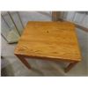 Image 8 : 3-Piece Matching Oak Coffee Table Set with 2 End Tables – 21" x 22" x 26" and 16" x 49½" x 23"
