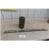 Image 1 : Metis Association Inc. Metal Sign and Candle Holder