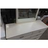 Image 11 : 4-Piece Bedroom Set: Dresser with Mirror, Desk with Hutch, Night Stand and Single Captain Bed