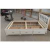 Image 13 : 4-Piece Bedroom Set: Dresser with Mirror, Desk with Hutch, Night Stand and Single Captain Bed