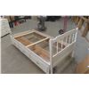 Image 14 : 4-Piece Bedroom Set: Dresser with Mirror, Desk with Hutch, Night Stand and Single Captain Bed