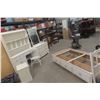 Image 1 : 4-Piece Bedroom Set: Dresser with Mirror, Desk with Hutch, Night Stand and Single Captain Bed