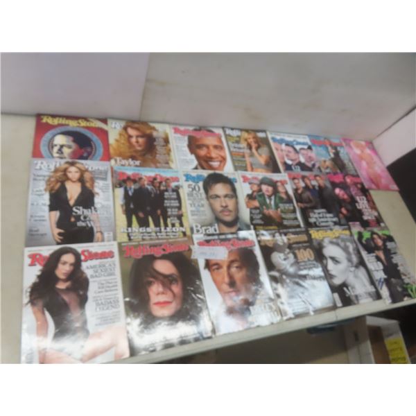 Rolling Stone Magazines – Qty 19 – 2009