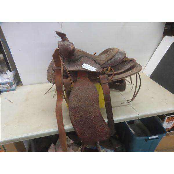 Western-Style Horse Saddle