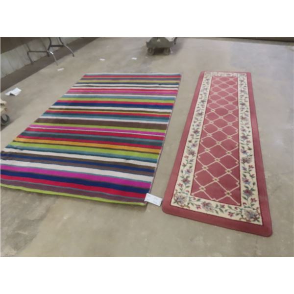 Area Rug – 90" x 60" and Runner – 94" x 26"