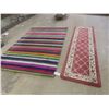 Image 1 : Area Rug – 90" x 60" and Runner – 94" x 26"