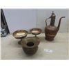 Image 1 : Brass Spittoon, Copper Pitcher and More