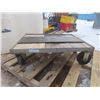 Image 2 : 4-Wheeled Heavy-Duty Steel Framed  Heavy Duty Dolly, 25" × 32"