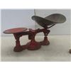 Image 1 : Antique Cast Iron Balance Scale with Weights