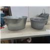Image 3 : Galvanized Basins, Coal Shuttle and Bucket