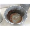Image 5 : Galvanized Basins, Coal Shuttle and Bucket