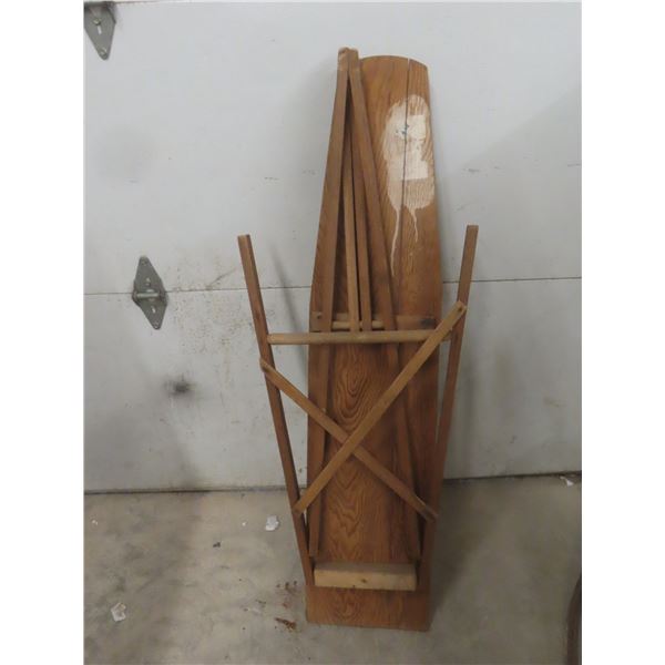 Vintage Wood Ironing 