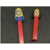 Image 4 : Batman and Superman 1977 Cape Toppers, 4 Pez Dispensers and Velveeta Wood Box