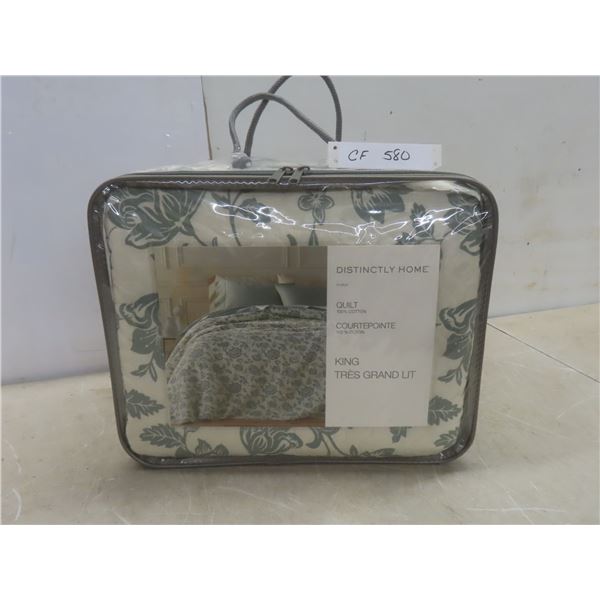 New King Size Quilt, 108" × 90"