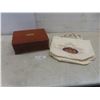 Image 1 : Wooden Jewelry Case and Hudson's Bay / Eaton's 1670–1995 Commemorative Cloth Bag