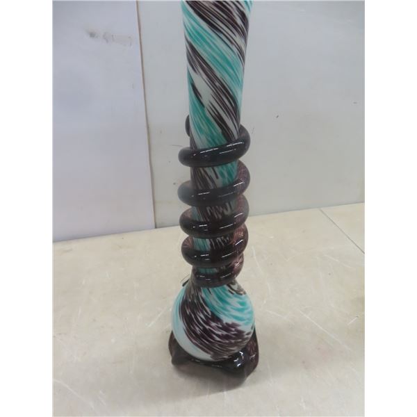 Blown Glass Flower Vase
