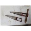 Image 5 : Antique Tools — Press Drill, Stanley No. 45 Plane and Tap Borer