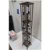 Image 2 : Metal Stand / CD Rack, 34" × 7" × 7"