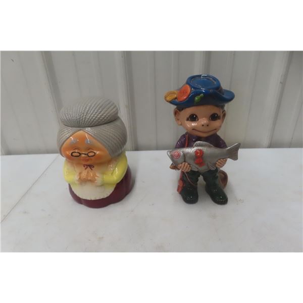 Character Cookie Jar and Ceramic Ornament