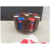 Image 2 : Revolving Poker Chip Rack with Original Box
