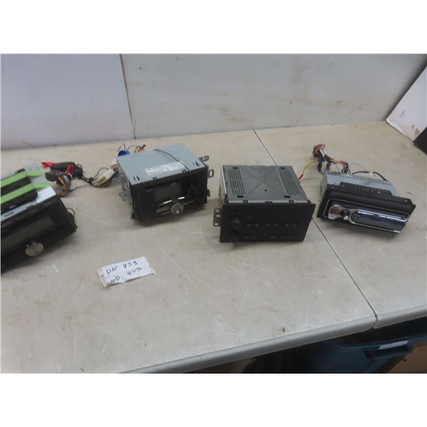 4 Car Radios — Sony, JVC and Kenwood