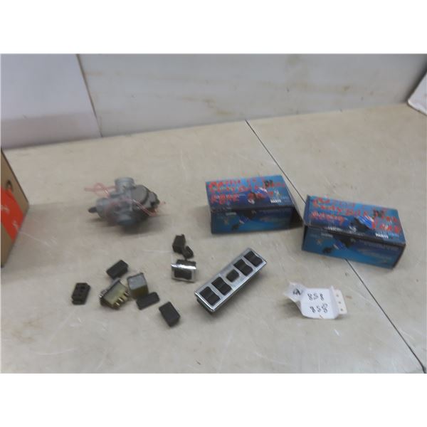 Mikuni Carb, Mazda Swaybar Links and 1980 BMW Power Window Switch